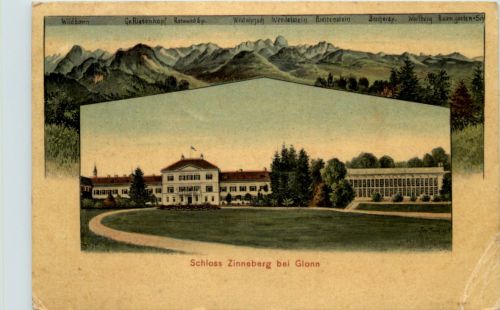 Schloss Zinneberg bei Glonn - Künstler-AK Eugen Felle