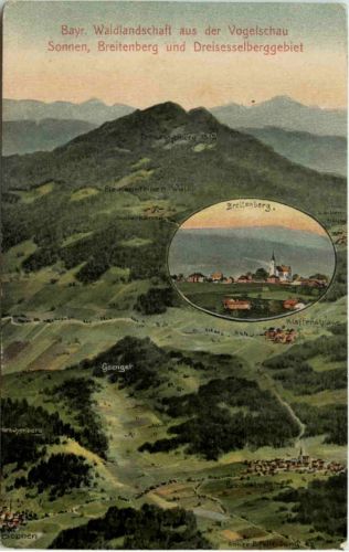 Breitenberg Sonnen - Künstler-AK Eugen Felle