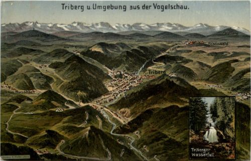 Triberg und Umgebung- Künstler - AK Eugen Felle