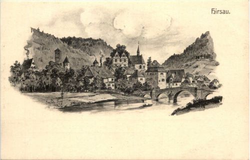 Hirsau - Künstler-AK Eugen Felle