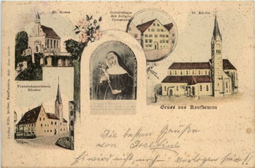 Gruss aus Kaufbeuren - Künstler-AK Eugen Felle