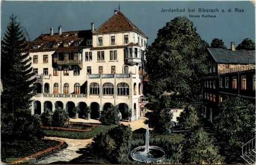 Jordanbad bei Biberach - Künstler-AK Eugen Felle