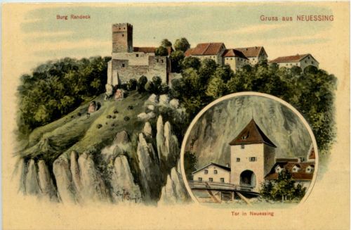 Gruss aus Neuessing - Künstler-AK Eugen Felle