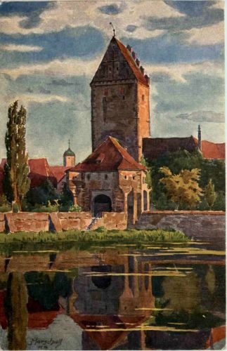 Dinkelsbühl - Künstler-AK Marschall