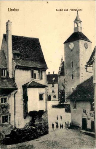 Lindau - Glocke und Peterskirche