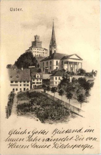 Uster - Künstler-AK Eugen Felle