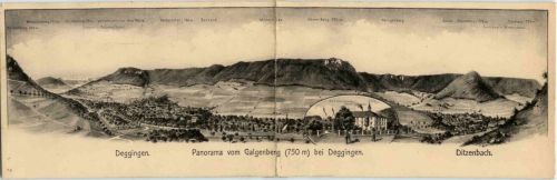 Deggingen - Klappkarte - Künstler-AK Eugen Felle