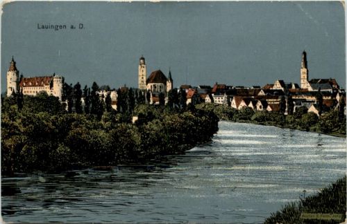 Lauingen Donau - Künstler-AK Eugen Felle