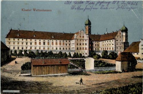 Kloster Wettenhausen - Künstler-AK Eugen Felle