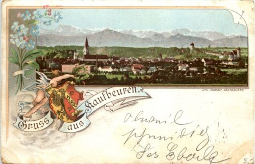 Gruss aus Kaufbeuren - Litho