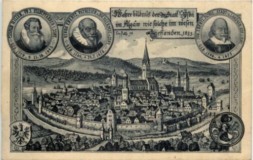 Isny - Künstler-AK Eugen Felle