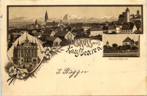 Gruss aus Kaufbeuren - Litho