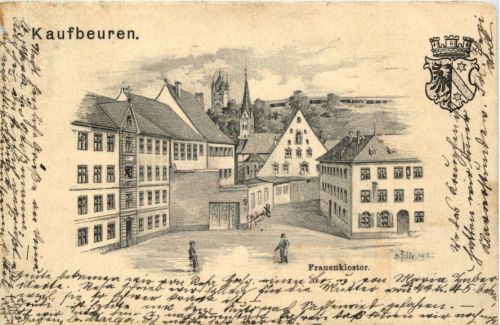 Kaufbeuren - Frauenkloster - Künstler-AK Eugen Felle