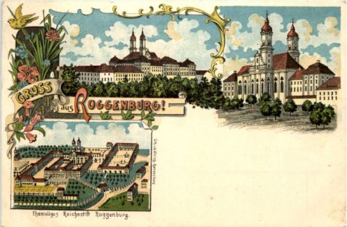 Gruss aus Roggenburg - Litho