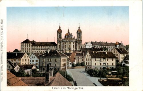 Gruss aus Weingarten - Luna Ansichtskarte