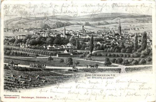 Bad Dürkheim Künstlerkarte