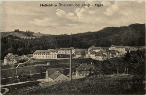 Heilstätte Überruh bei Isny - Feldpost