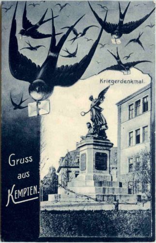 Gruss aus Kempten - Kriegerdenkmal