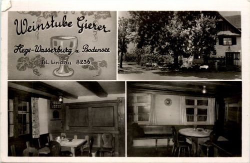 Hege-Wasserburg - Weinstube Gierer
