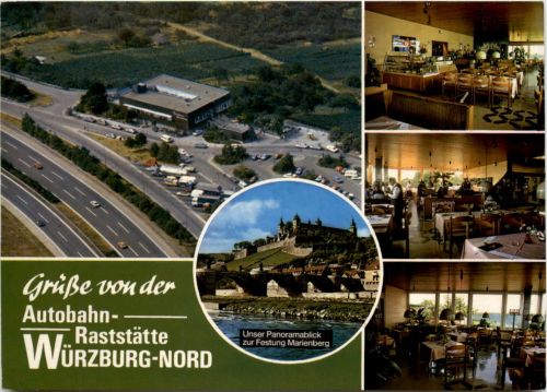 Autobahn-Raststätte Würzburg-Nord, div. Bilder