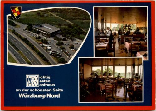 Autobahn-Raststätte Würzburg-Nord, div. Bilder
