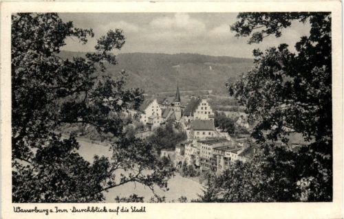 Wasserburg a. Inn, Duchblick auf die Stadt