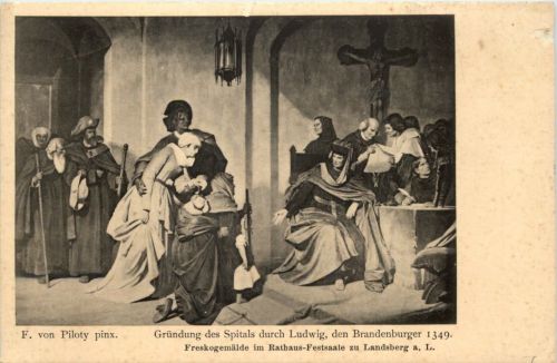Landsberg a. Lech, Freskogemälde im Rathaus-Festsaale