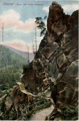 Okertal im Harz, Die Adler-Klippen