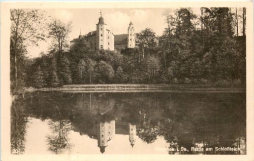 Glauchau, Partie am Schlossteich