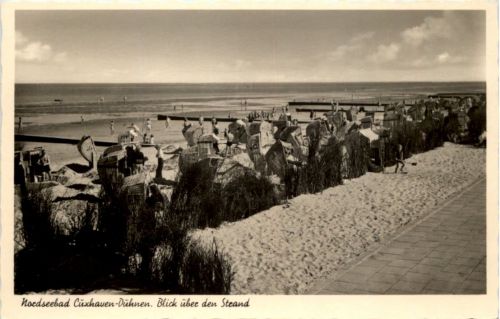 Seebad Cuxhaven-Dühnen, Blick über den Strand