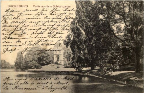 Bückeburg, Partie aus dem Schlossgarten