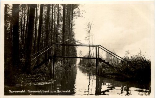 Spreewald, Spreewaldbank zum Hochwald