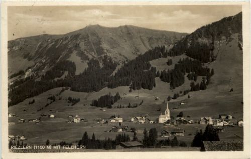 Riezlern mit Fellhorn