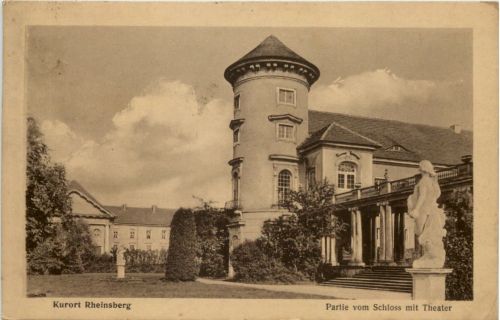 Kurort Rheinsberg, Partie vom Schloss mit Theater