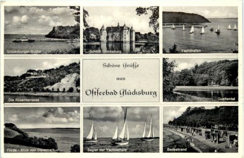 Seebad Glüscksburg, div. Bilder