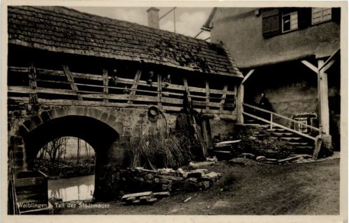 Waiblingen, Teil der Stadtmauer