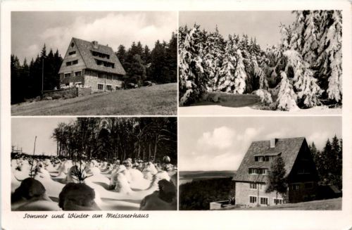 Sommer- und Winter am Meissnerhaus, div. Bilder, Hausen Post Walburg