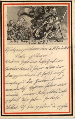 Lindau Kempten - 20 Bayr. Infanterie Regiment