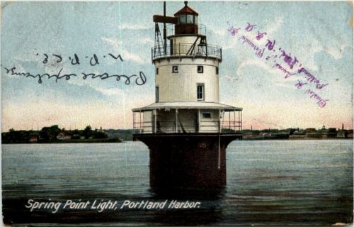 Portland Harbour - Spring Point Light