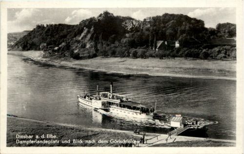 Diesbar an der Elbe - Dampferlandeplatz