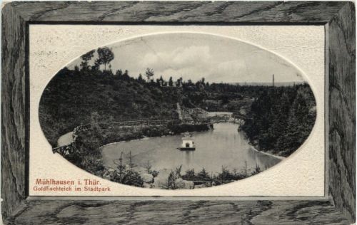 Mühlhausen - Goldfischteich im Stadtpark