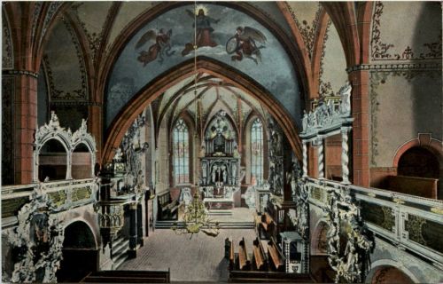 Schleiz - Inneres der Bergkirche