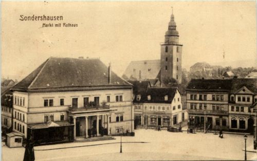 Sondershausen - Markt mit Rathaus
