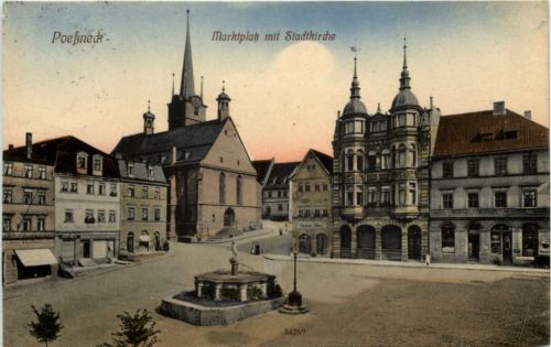 Poessneck - Marktplatz