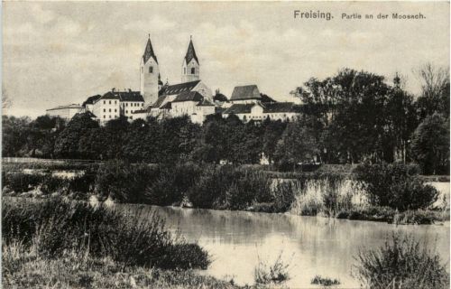 Freising - Partie an der Moosach