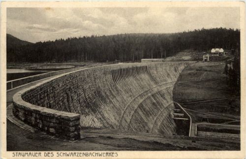 Staumauer des Schwarzenbachwerkes - Forbach