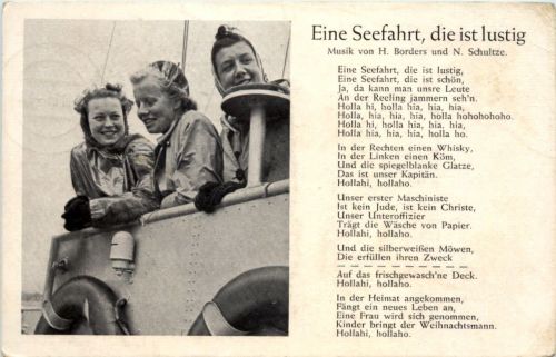 Eine Seefahrt die ist lustig - Feldpost 2. Weltkrieg