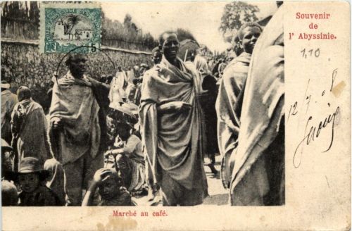 Souvenir de l Abyssinie - MArche au cafe Somalia