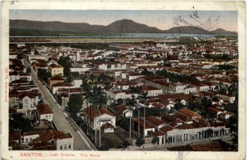 Santos - Lado Oriental - Tiro Naval