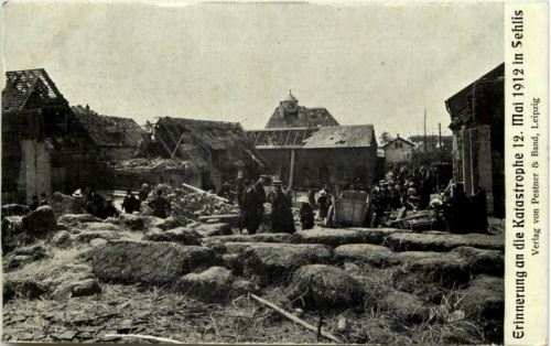 Sehlis bei Taucha - Sturm Katastrophe 1912